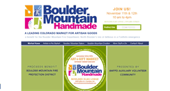 Desktop Screenshot of bouldermountainhandmade.com